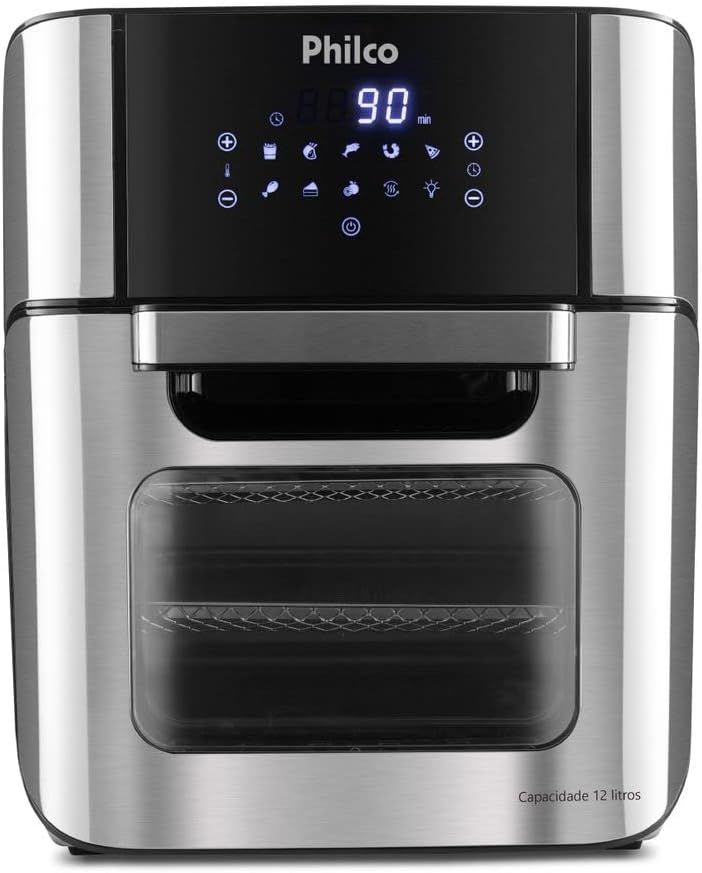 Fritadeira elétrica sem óleo Air Fryer 12L 1.800 Watts - Oven Fry